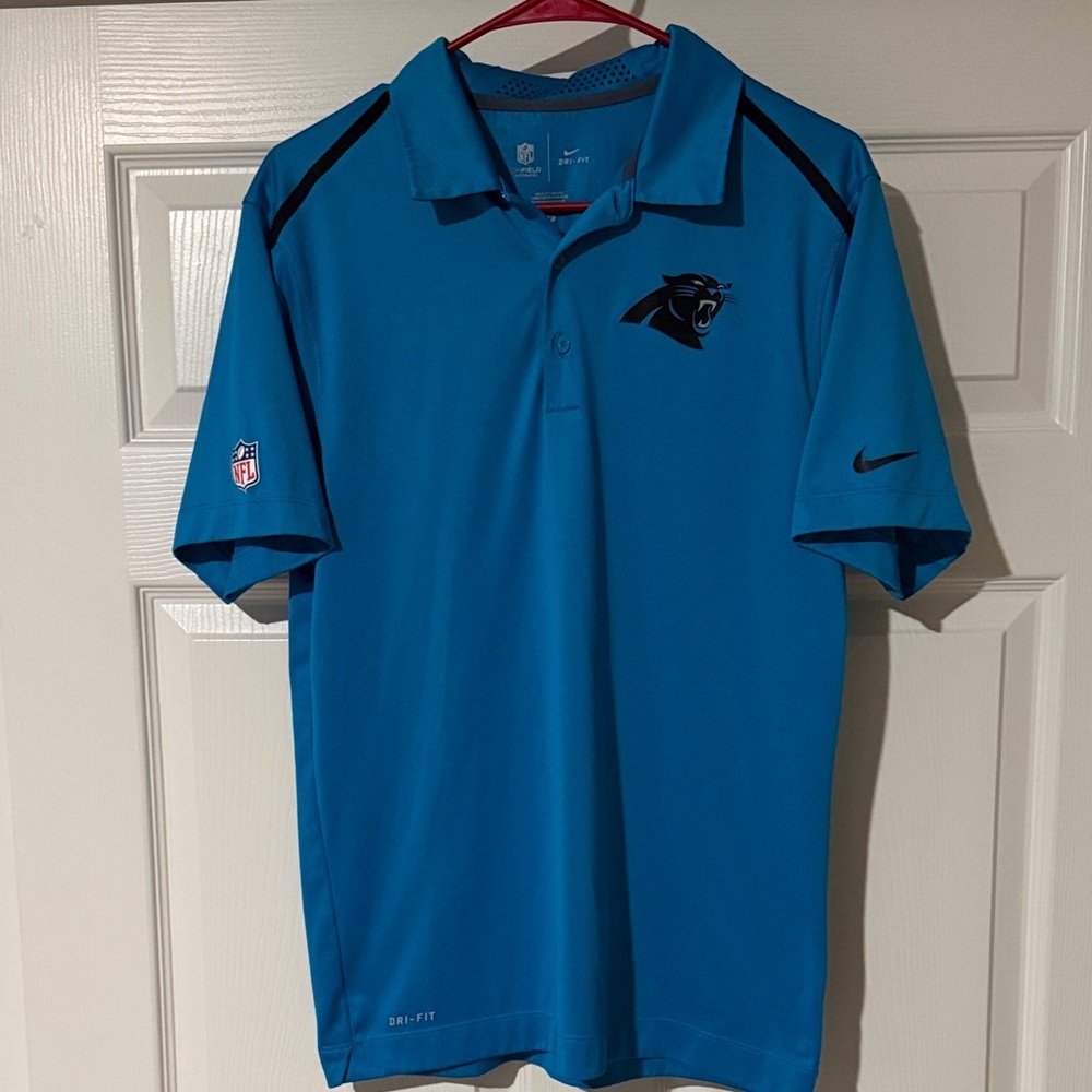Carolina Panthers Nike Blue Dri-FIT Men's Polo Shirt
